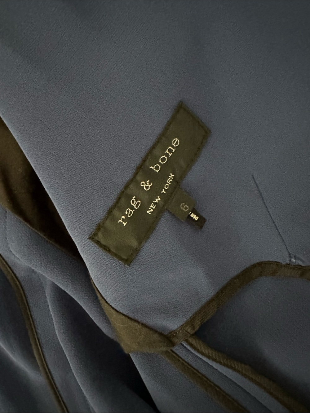 rag & bone Blue Shawl-Collar Blazer - Picture 6 of 7